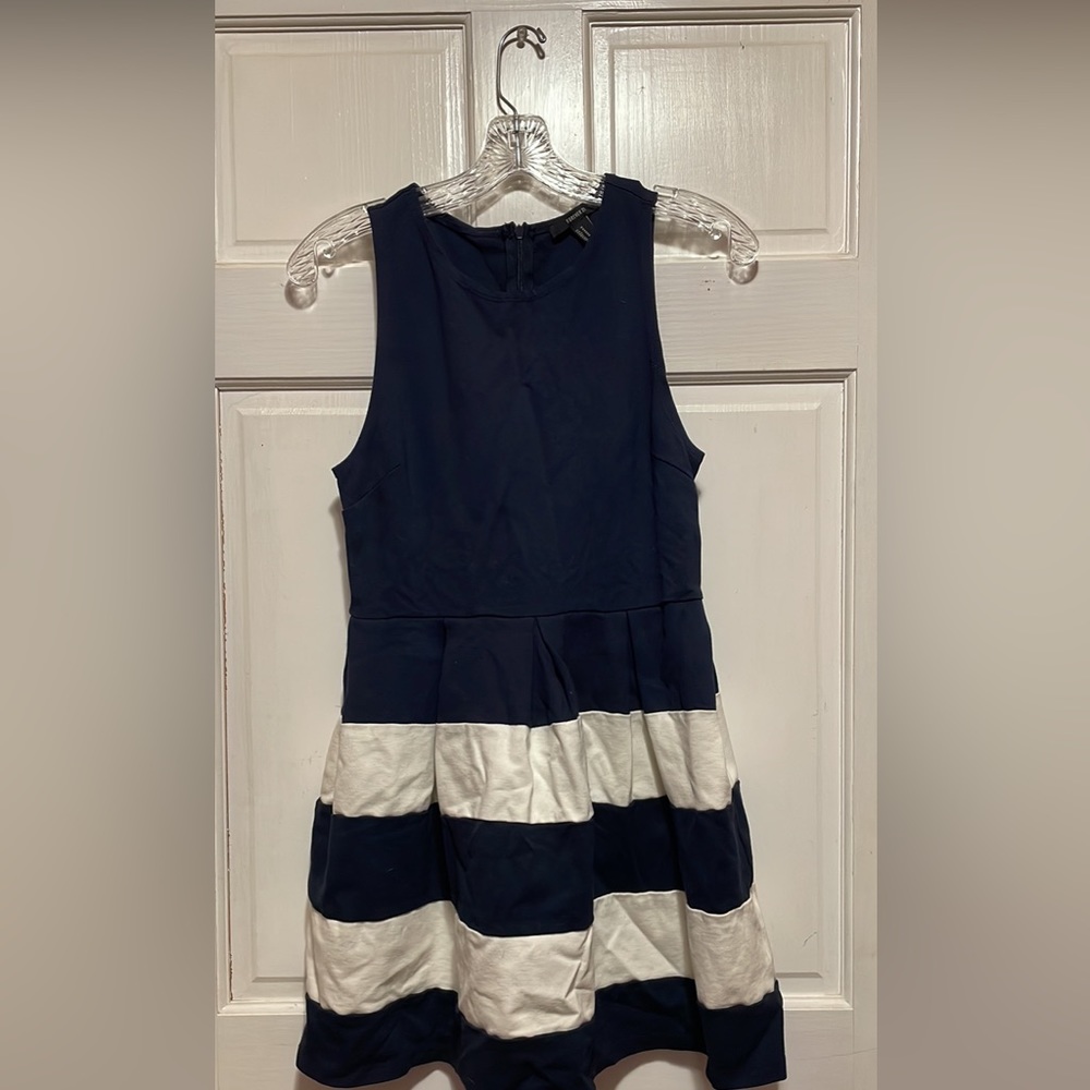 Navy blue stripper Dress